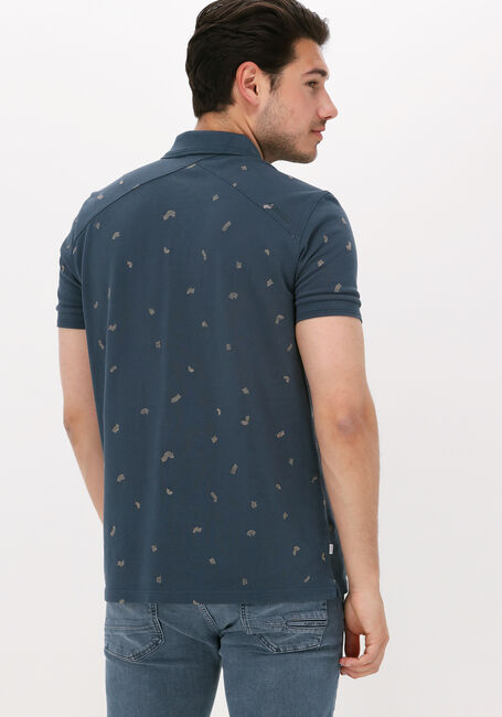 Dunkelblau CAST IRON Polo-Shirt SHORT SLEEVE POLO RELAXED FIT PIQUE JERSEY - large