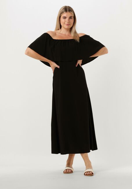 Schwarze MY ESSENTIAL WARDROBE Midikleid SUNNYMW FLORENCE DRESS - large