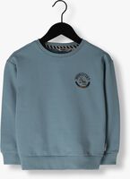 Blaue MOODSTREET Sweatshirt PRINT FRONT AND BACK SWEATER - medium
