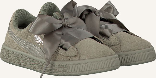 Graue PUMA Sneaker Low SUEDE HEART SNK PS Graue PUMA Sneaker Low SUEDE HEART SNK PS - large