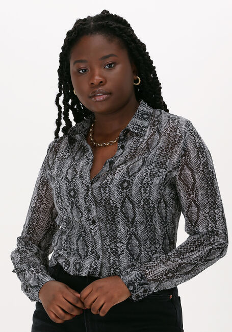 Graue GUESS Bluse LS CLOUIS SHIRT - large
