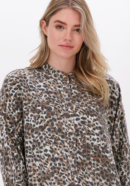 Braune SOFIE SCHNOOR Minikleid SHIRT #S222264 - large