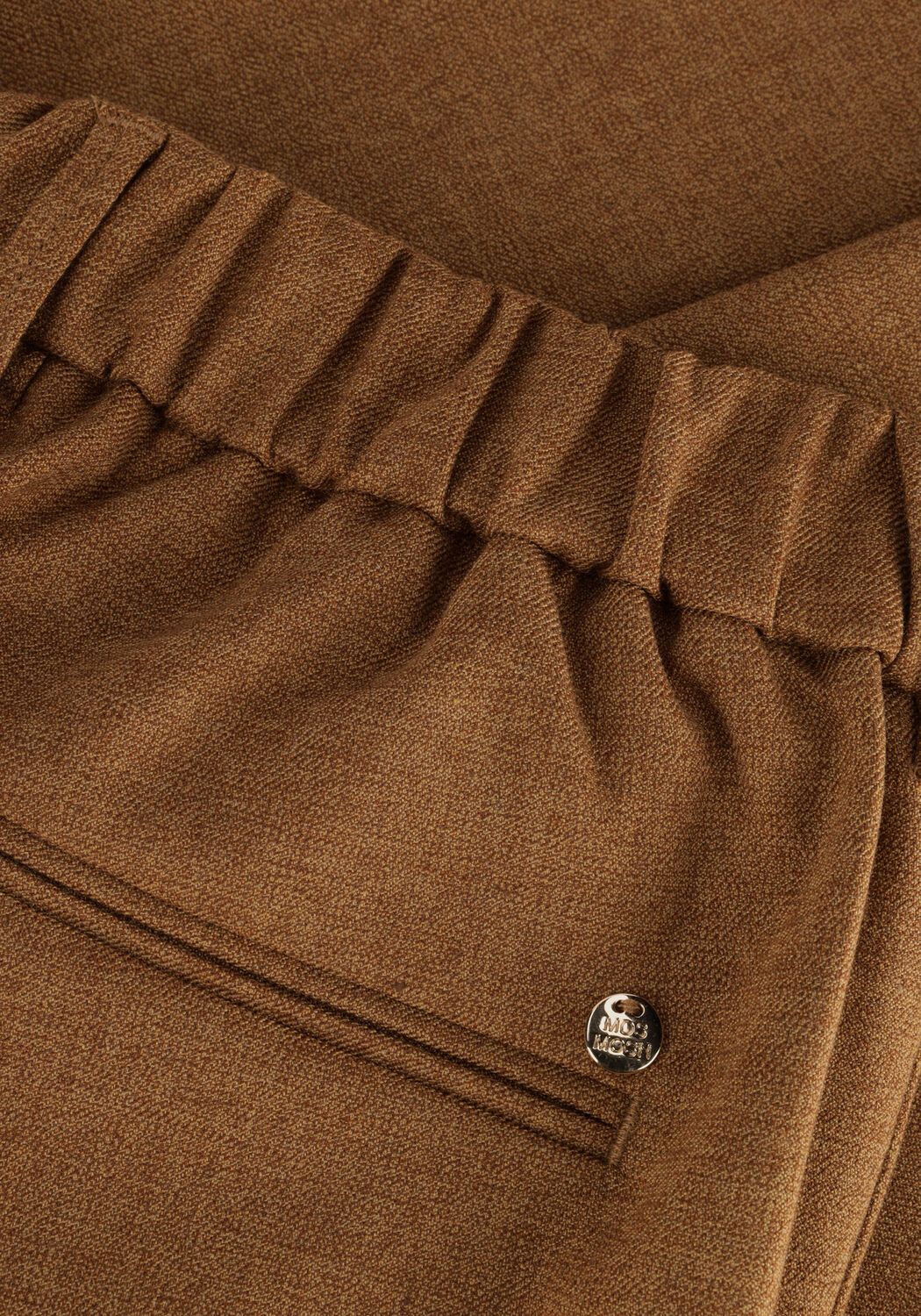 Camelfarbene MOS MOSH Hose GERRY TWIGGY PANT - large