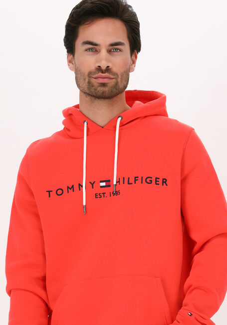Orangene TOMMY HILFIGER Sweatshirt TOMMY LOGO HOODY - large