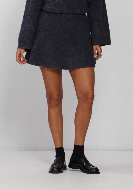 Dunkelgrau EDITED Minirock ADALEE WOOL KNIT SKIRT - large
