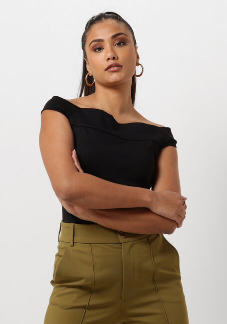 Schwarze VANILIA Top PUNTO OFF THE SHOULDER - large