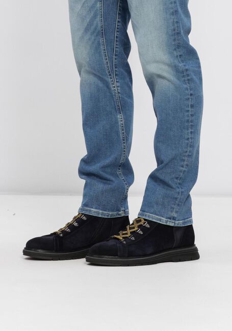 Blaue GIORGIO Schn&uuml;rboots 10116 - large