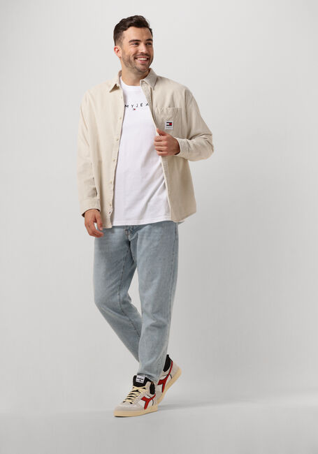 Beige TOMMY JEANS Casual-Oberhemd TJM RLX CHNKY CORDUROY SHIRT EXT - large