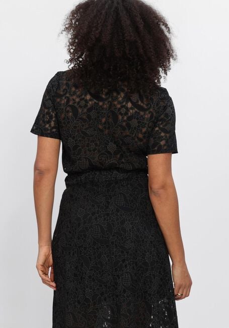 Schwarze OBJECT Top OBJBIANCA S/S LO POLO TOP - large