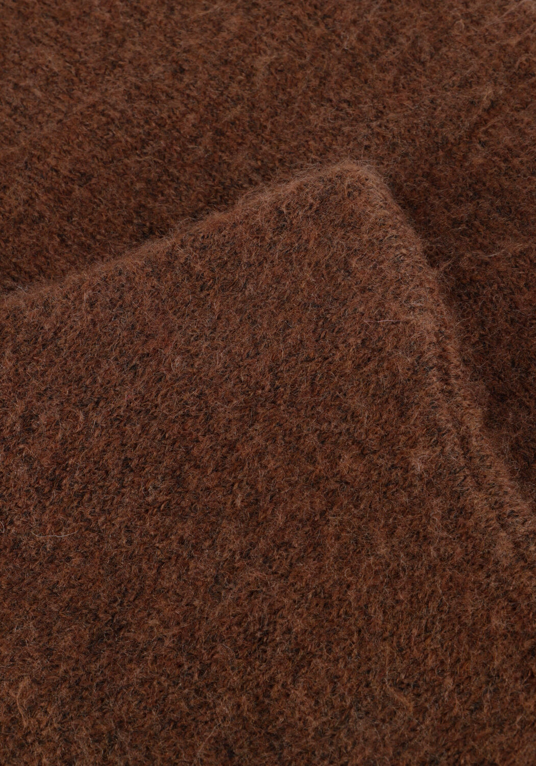 Braune EDITED Minirock ADALEE WOOL KNIT SKIRT - large