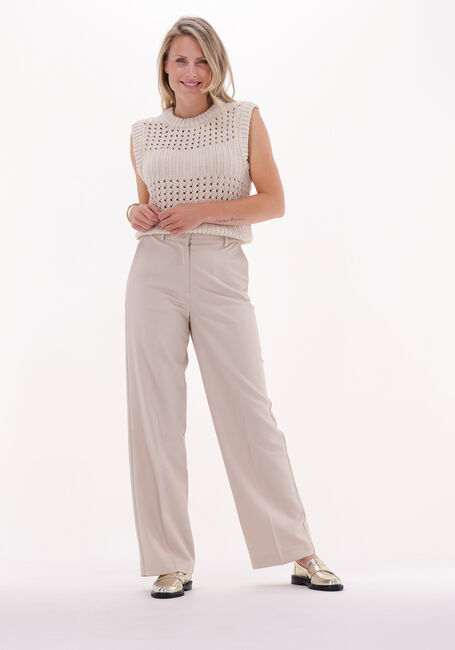 Beige SELECTED WOMEN Spencer CRUISE KNIT VEST B - large