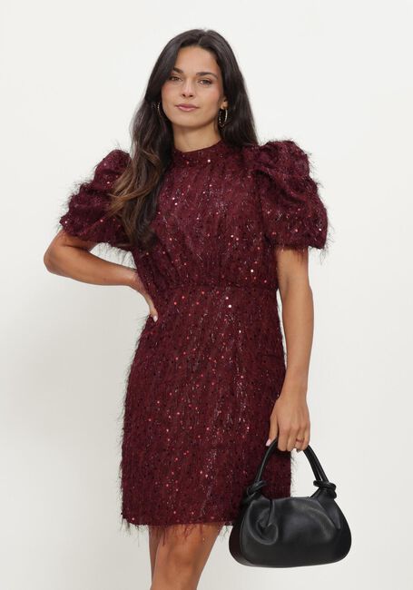 Bordeaux Y.A.S. Minikleid YASILZA 2/4 SEQUIN DRESS - large