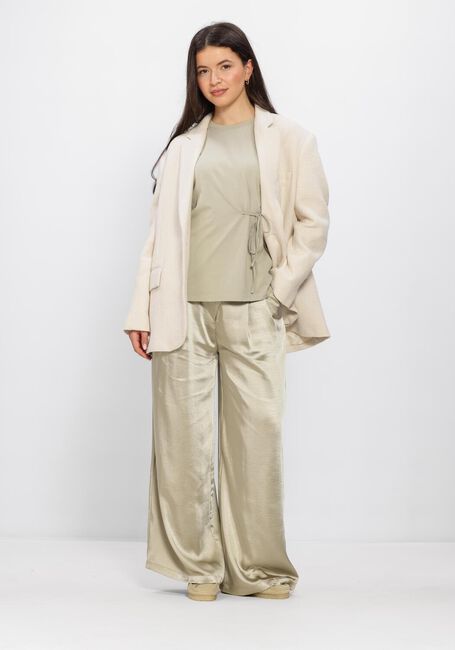 Beige EDITED Tops & T-shirts RENA T-SHIRT - large