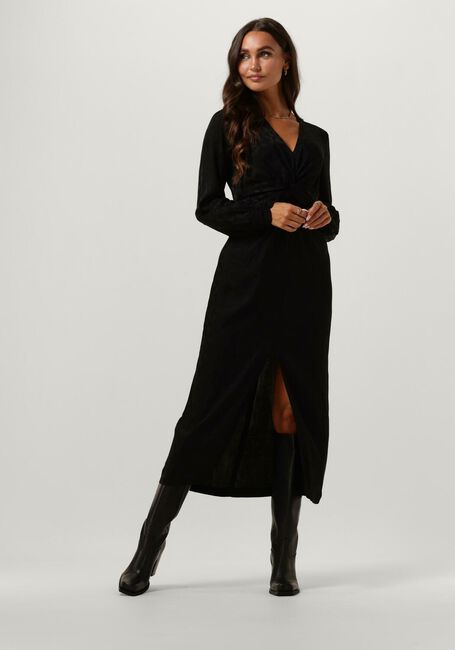 Schwarze IDANO Midikleid DOUCE UNI - large