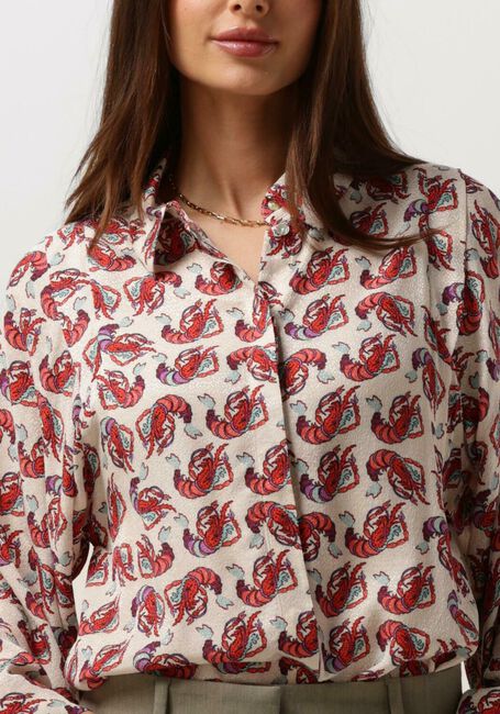 Orangene POM AMSTERDAM Blusen FETE DU SHRIMP BLOUSE - large