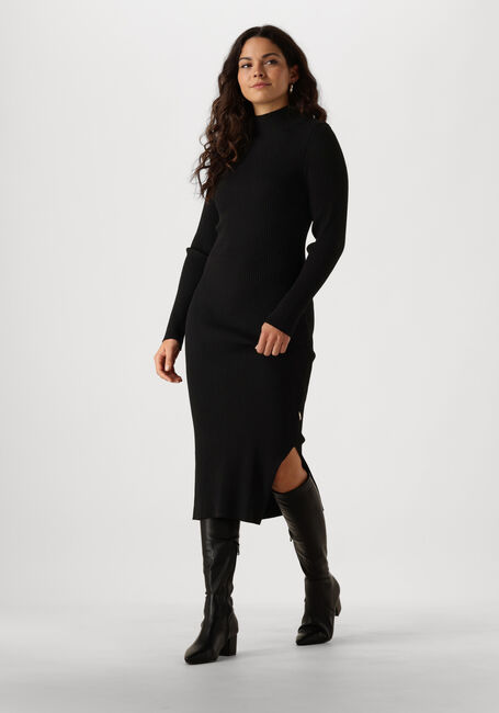 Schwarze JANSEN AMSTERDAM Minikleid FN547 JURK BRENNA - large