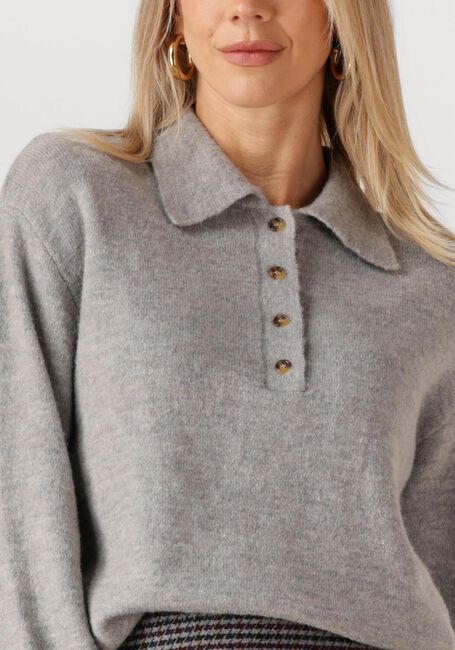 Graue MODSTRÖM Sweatshirt TREEMD POLO - large