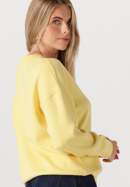 Gelbe MSCH COPENHAGEN Pullover MSCHIMA Q SWEATSHIRT - large