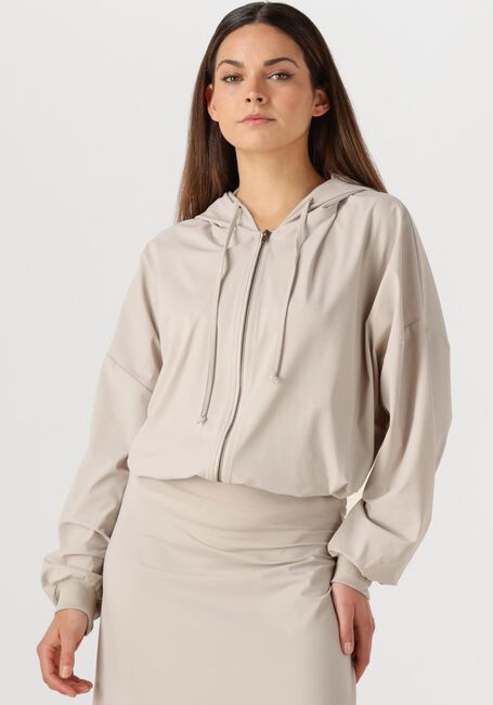 Beige PENN & INK Strickjacke HOODIE - large