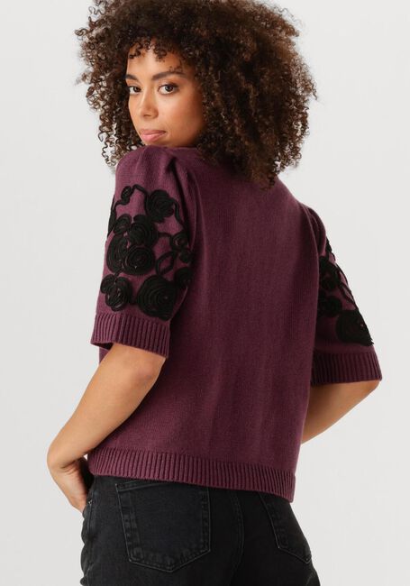 Bordeaux OBJECT Pullover OBJJANE 2/4 RE KNIT CARDIGAN - large