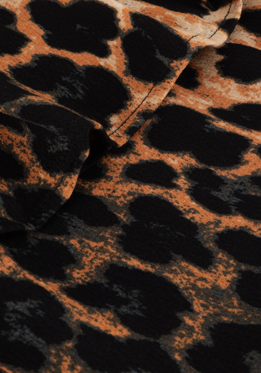 Braune ALIX THE LABEL Minirock LADIES WOVEN ANIMAL WRAP SKIRT - large