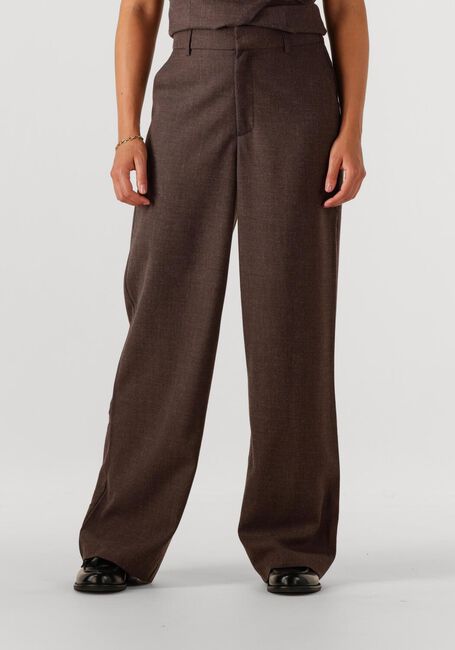 Braune NEO NOIR Hose EMMETT MELANGE PANTS - large