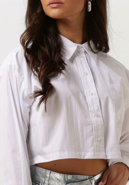 Weiße CO'COUTURE Blusen COTTON CRISP CROPPED SHIRT - large