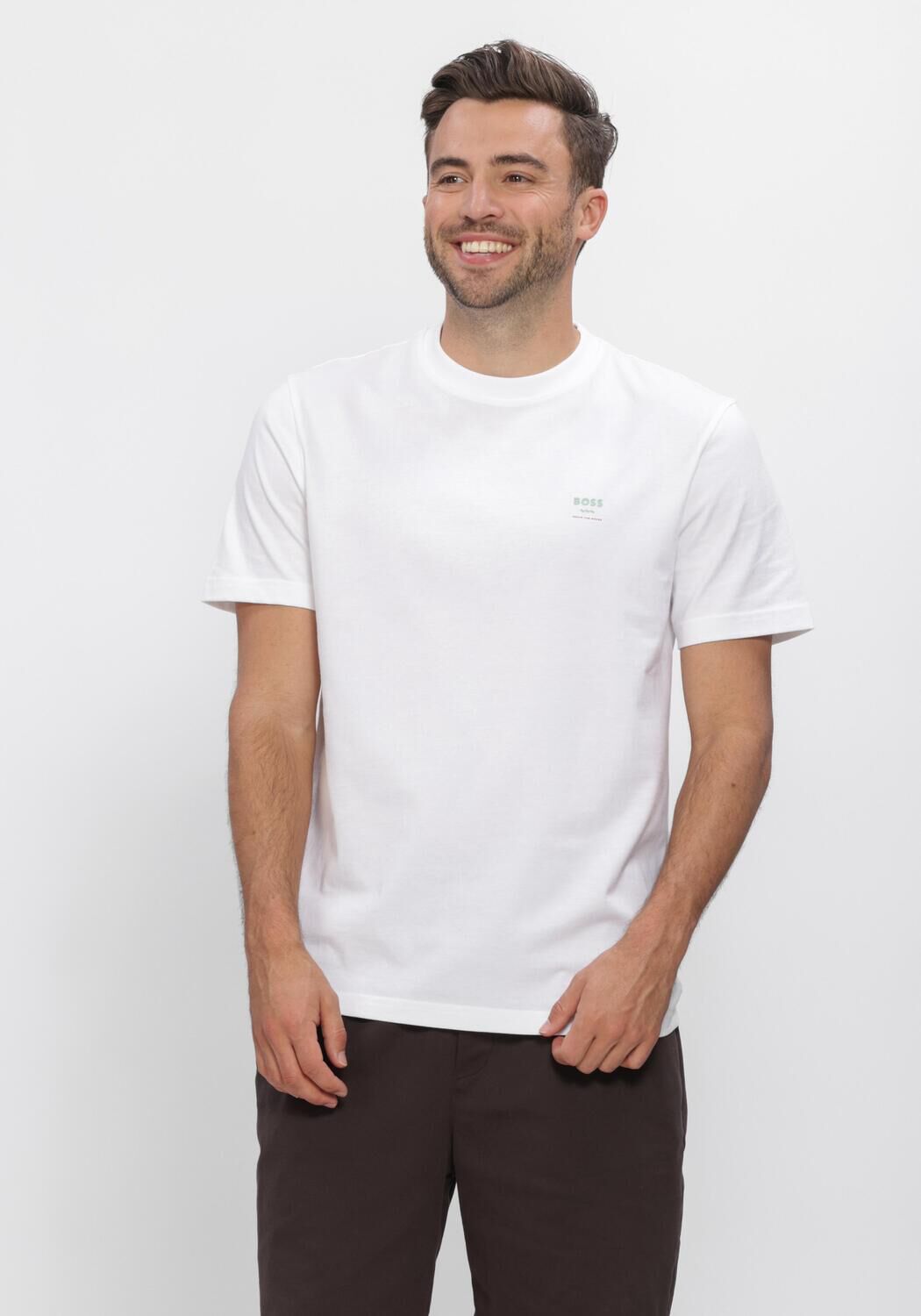 Wei&szlig;e BOSS ORANGE T-shirt TE_GROOVE - large