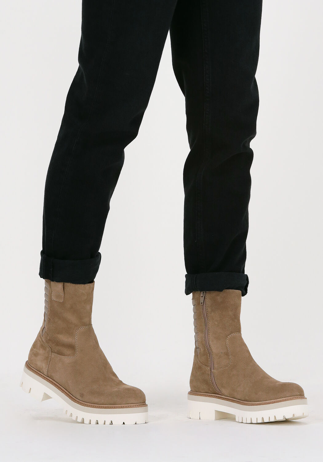 Camelfarbene NOTRE-V Ankle Boots 42422 - large