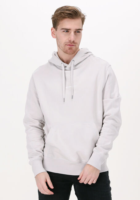 Hellgrau CALVIN KLEIN Sweatshirt MONOGRAM LOGO HOODIE - large