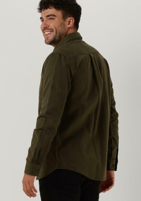 Dunkelgrün ANERKJENDT Casual-Oberhemd AKLEIF 2 TONE MELANGE - large