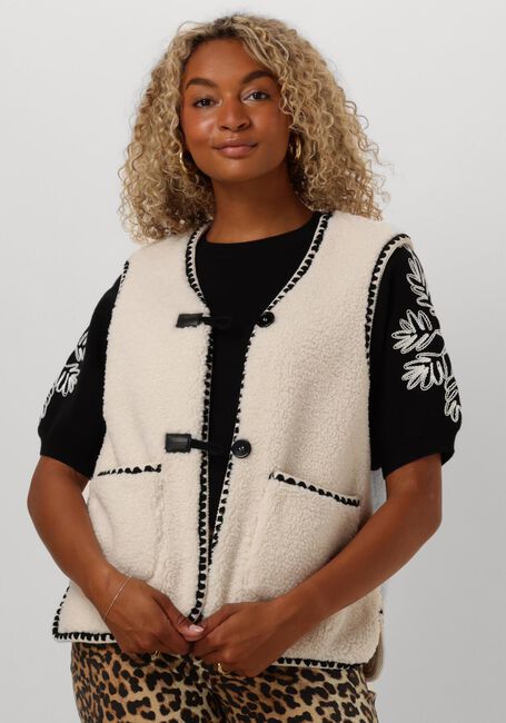Nicht-gerade weiss OBJECT Gilet OBJPAULINE WAISTCOAT - large
