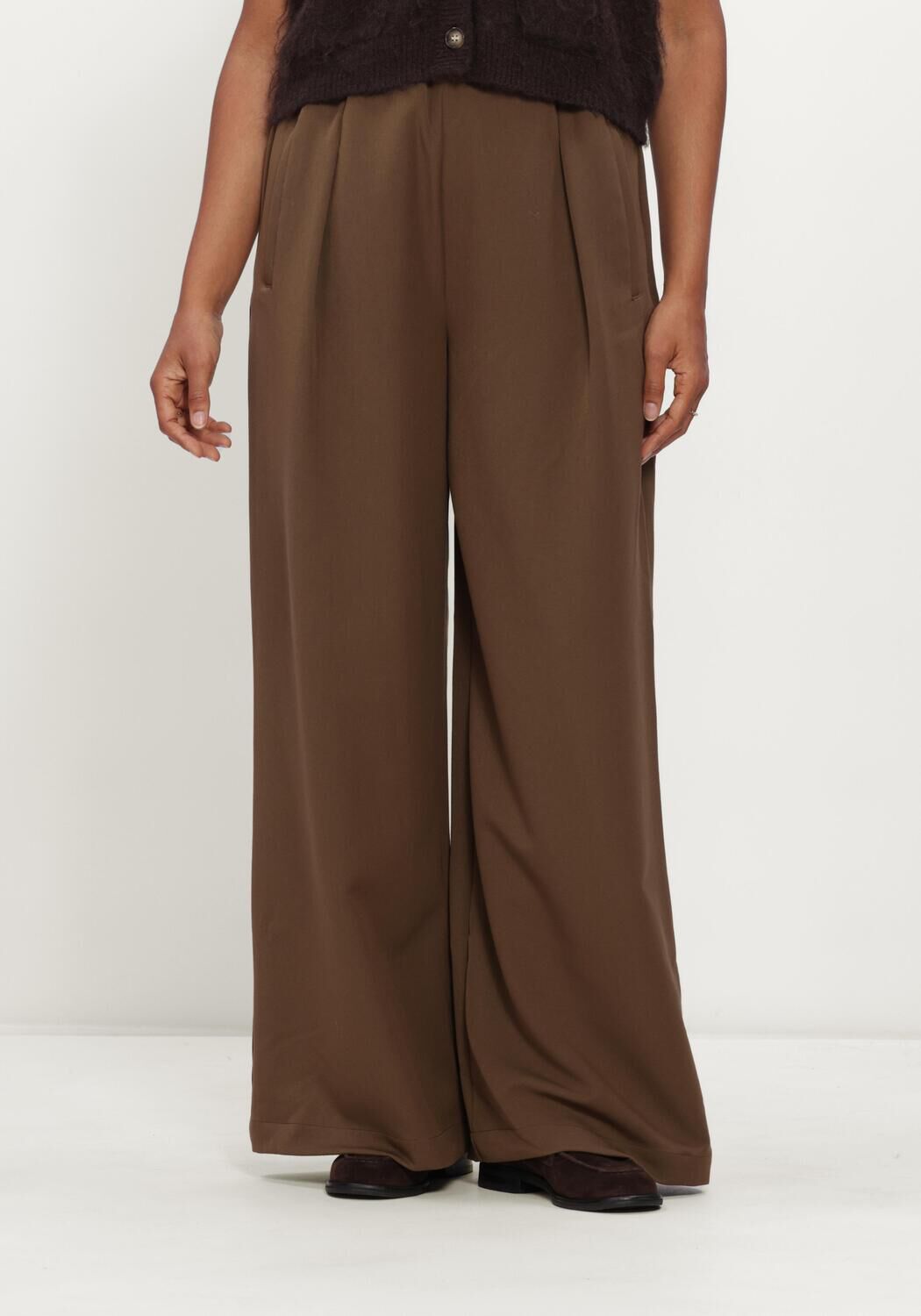 Braune CIRCLE OF TRUST Weite Hose MARLON PANTS - large