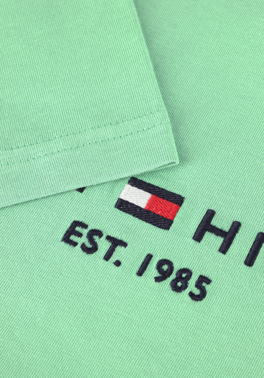 Gr&uuml;ne TOMMY HILFIGER T-shirt TOMMY LOGO TEE - large