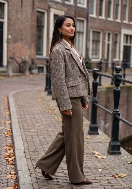 Braune NUKUS Jack DAPHNE JACKET HERRINGBONE - large