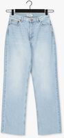 Hellblau NA-KD Straight leg jeans STRAIGHT HIGH WAIST RAW HEM JE