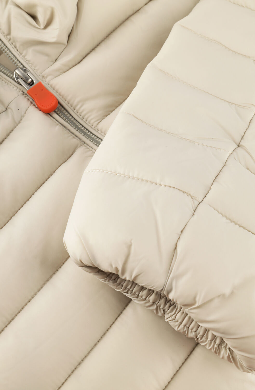 Beige SAVE THE DUCK Wattierte Jack ALEXANDER GIGA01 - large