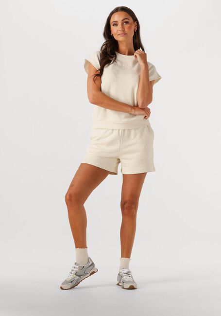 Ecru MY ESSENTIAL WARDROBE T-shirt SARAMW BOXY TEE - large