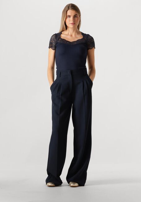 Dunkelblau ROSEMUNDE Top BEATHA CAPSLEEVE - large