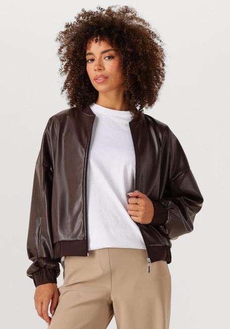 Braune STUDIO ANNELOES Jack MAYTE FAUX LEATHER BOMBER - large
