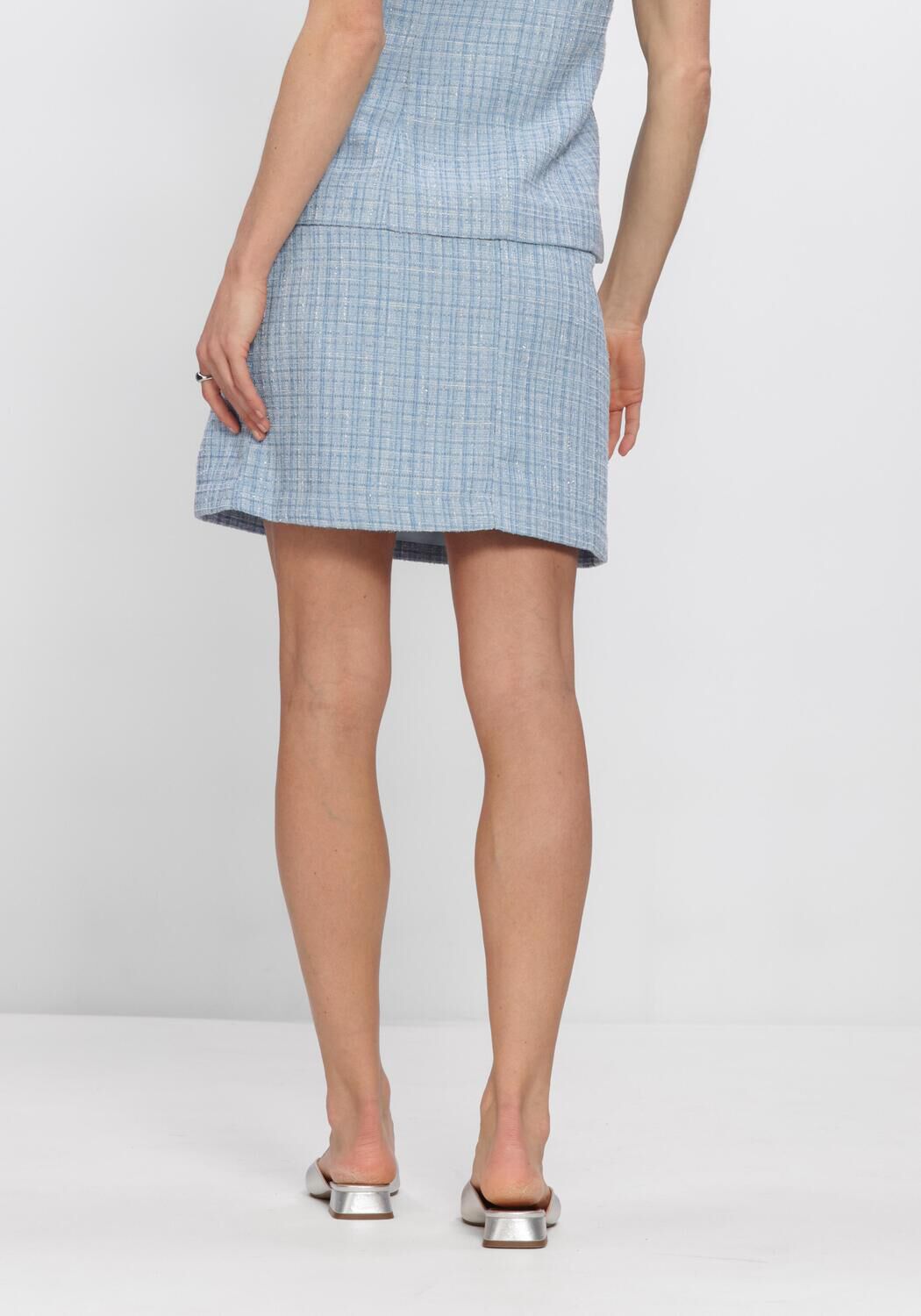 Blaue Y.A.S. R&ouml;cke YASJOSE HW SKIRT - large
