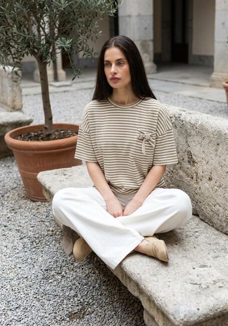 Mehrfarbige/Bunte SUMMUM T-shirt TOP STRIPED SCUBA - large