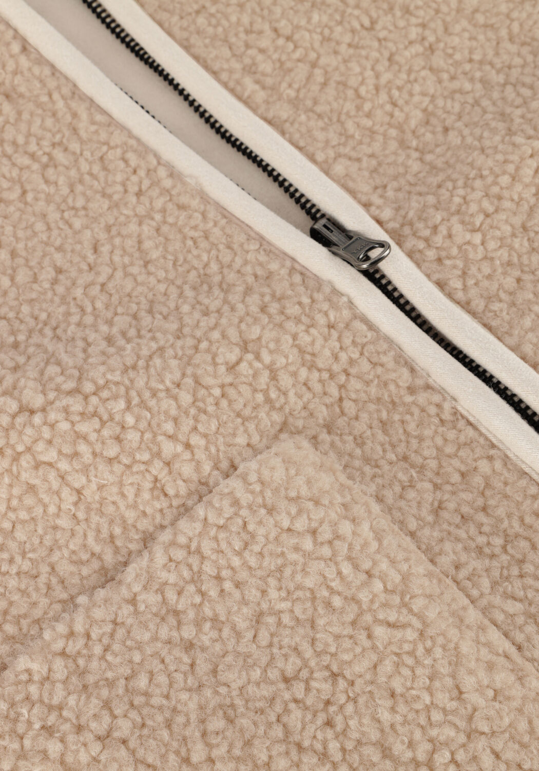 Creme KNIT-TED Teddy-Jacke TEDDIE - large