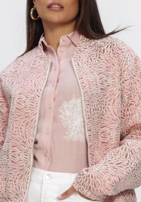 Rosane JANSEN AMSTERDAM Jack ROX JASJE MJ 219 BOMBER LONG SLEEVE METALLIC JAQUARD - large