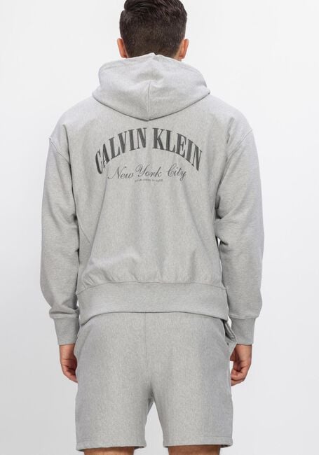 Hellgrau CALVIN KLEIN Sweatshirt LS PREMIUM TERRY CALVIN COLLEGIA - large