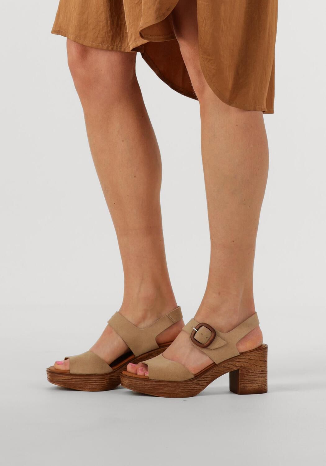 Beige STEFANO LAURAN Sandaletten mit Absatz 930 - large