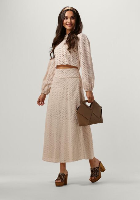 Beige NEO NOIR A-Linie TORINO WAVE SKIRT - large