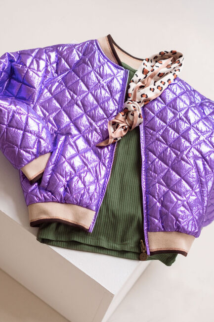 Metallisch LIKE FLO Jack AMBER FLO REVERSIBLE JACKET - large