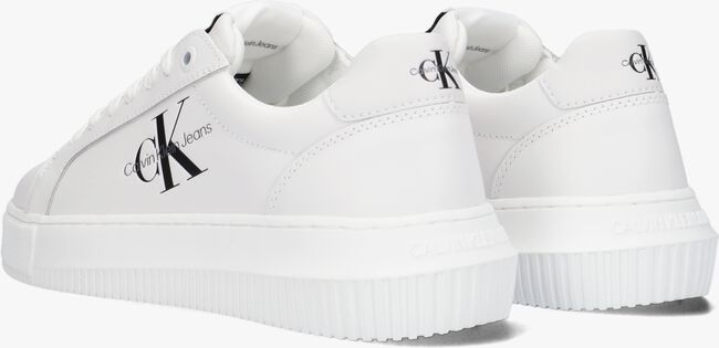 Weiße CALVIN KLEIN Sneaker low CHUNKY CUPSOLE LAC UP DAMES - large
