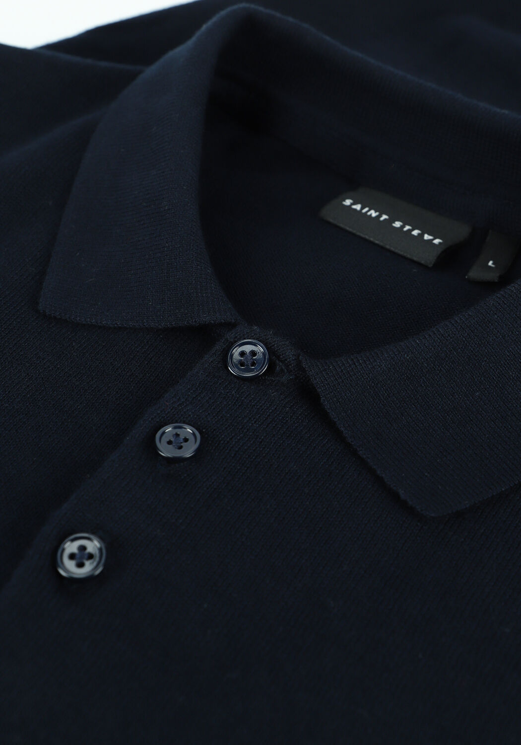 Dunkelblau SAINT STEVE Polo-Shirt BEREND - large
